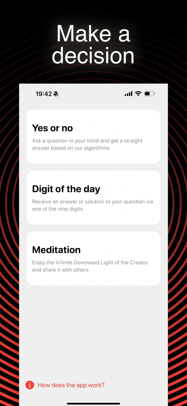 Application iOS «The Choice»